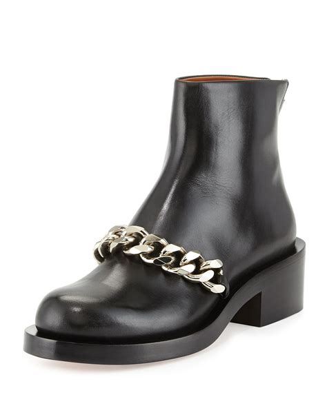 givenchy boots with chain